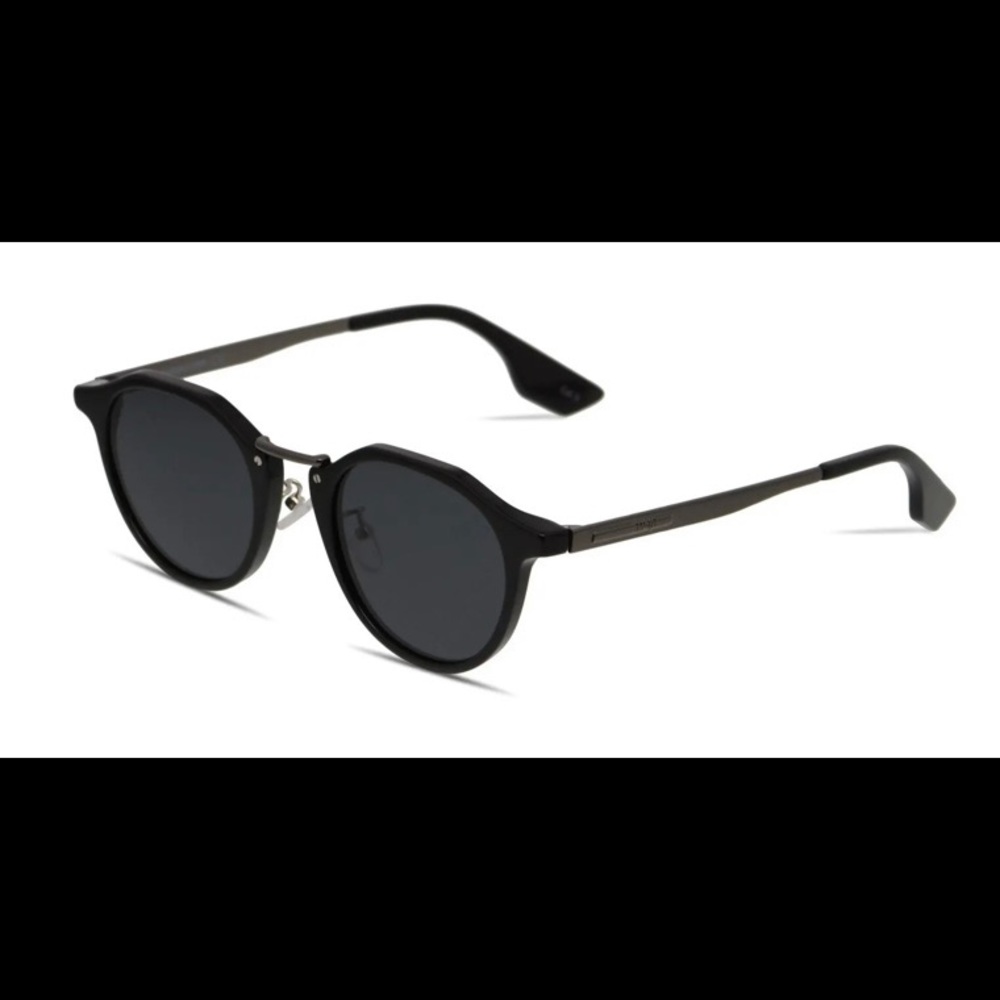 NWT MCQ Alexander McQueen Black Oxford Sunglasses